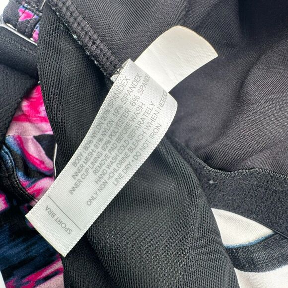 LANE BRYANT Livi Active Size 24 Pink Caged Medium Impact Wireless Sports Bra - Picture 7 of 8